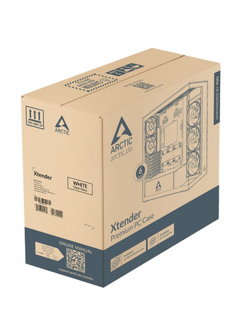 Корпус EATX W/O PSU XTENDERVG W (ACPCC00017A) Arctic (364873094)