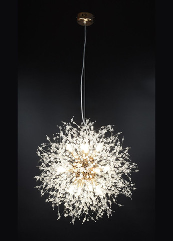 Люстра подвесная на 12 лампочек 26477 Золото 50-160х50х50 см. Sunnysky (364502230)