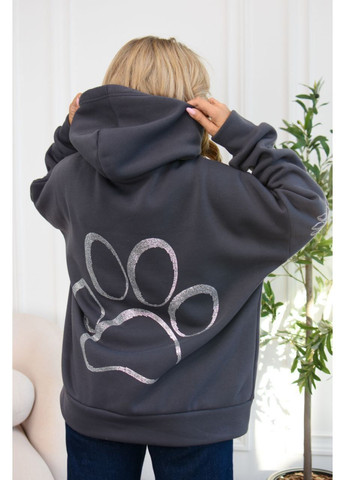 Худі oversize з аплікацією “Лапка” No Brand (365804760)