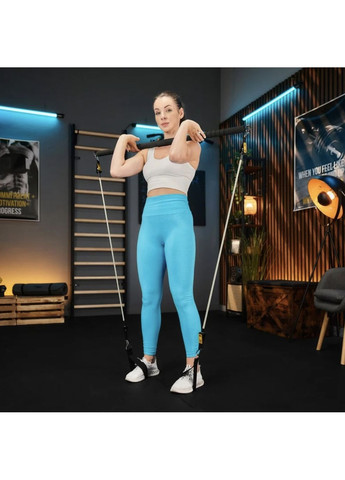 Палиця гімнастична з еспандерами TX-023TS 14-74кг TREX Sport (361952221)