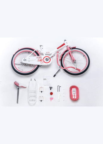 Дитячий велосипед Princess Jenny Girl Steel RB20 -4 РОЖЕВИЙ Royal Baby (329896249)