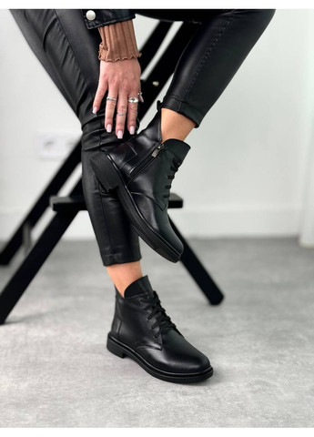 Осенние демисезонные кожаные ботинки Helen