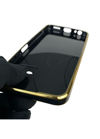 Чехол для Y21 с кольцом MagSafe с золотой окантовкой на виво у21 черный gs1 Vivo (366236029)