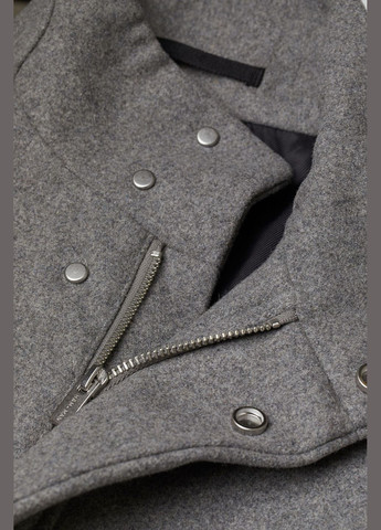 Серое демисезонное Пальто H&M