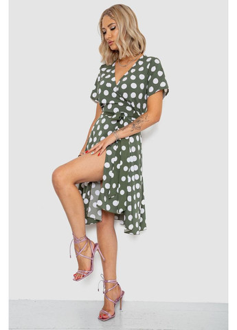 Оливкова (хакі) сарафан софт, колір білий, 241r166 Ager