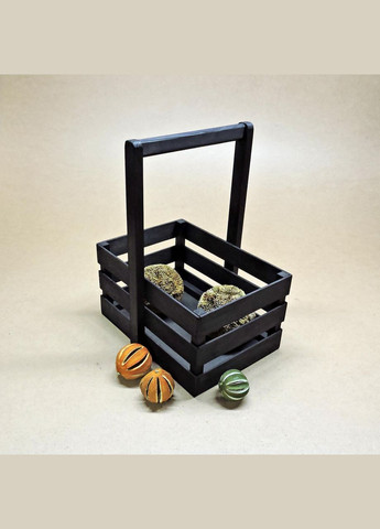 Подарочная корзинка из дерева Шелли 18х30 венге (ПДК-0022312) No Brand (328912206)