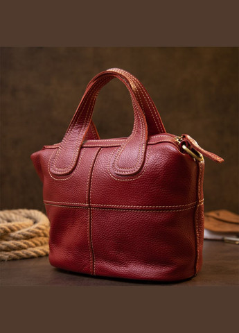 Сумка женская на молнии флотар 20405 Красная Vintage (329146661)