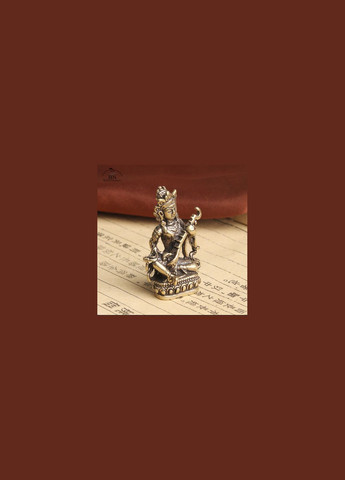 Античная ретро медная бронзовая латунная статуэтка настольная фигурка Будды Бодхисаттвы No Brand (292867209)