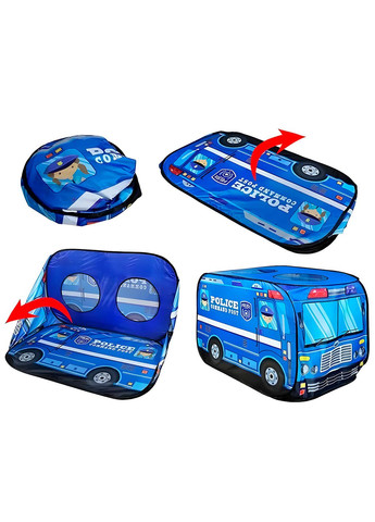 Игровая палатка для детей – в виде полицейской машины, складная FP (345562896)