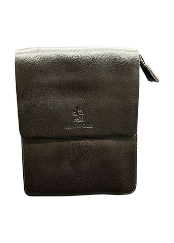 Чоловіча сумка з еко-шкіри Bradford 1381-1 коричнева 20 х 17 х 4 No Brand (371682194)