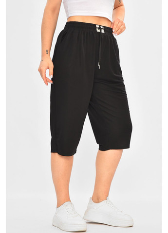 Бриджі жіночі батальні чорного кольору Let's Shop (355468524)