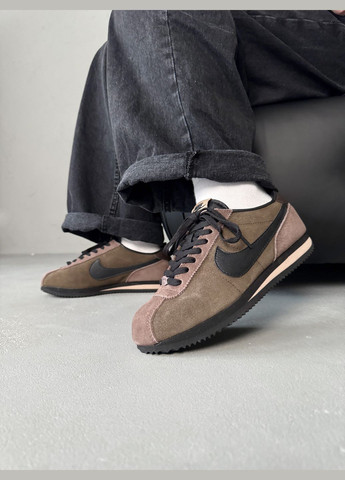 Коричневі Осінні кросівки чоловічі і жіночі nike cortez brown | найк кортез коричневі No Brand