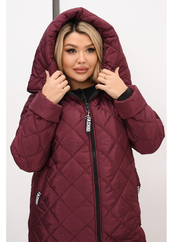 Бордова зимня ✨жіноче тепле зимове пальто з капюшоном із плащівки канада заміри в описі✨ куртка-пальто DK/DL Мода без кордонів