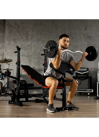 Скамейка тренировочная HS-1075 Pro с партой Скотта Hop-Sport (365718047)