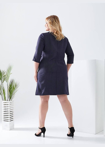 Синее праздничный, коктейльное, вечернее стильное платье с люрексом No Brand