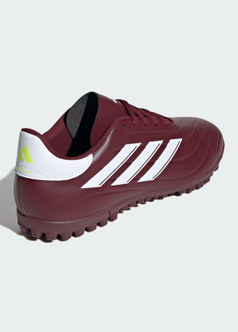 Бордовые всесезонные футбольные бутсы copa pure ii club turf adidas