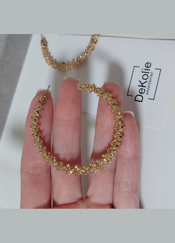 Серьги кольца массивные BS040. DeKolie (332622513)