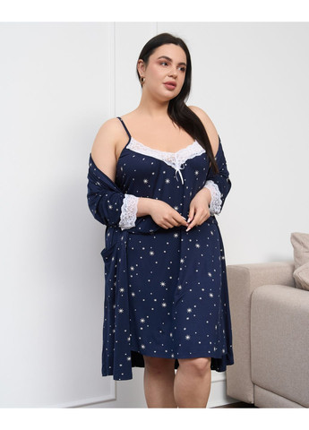 Комплект халат и сорочка Plus Size Nicoletta (368754376)