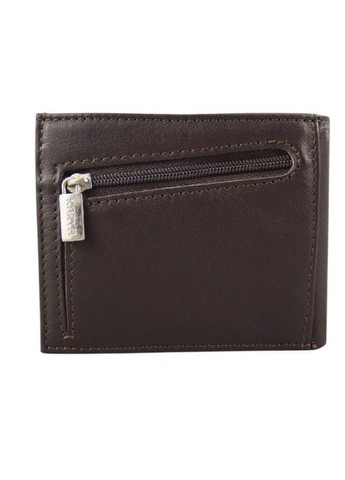 Чоловіче портмоне з натуральної шкіри коричневе 0987-39 Karya (368801434)