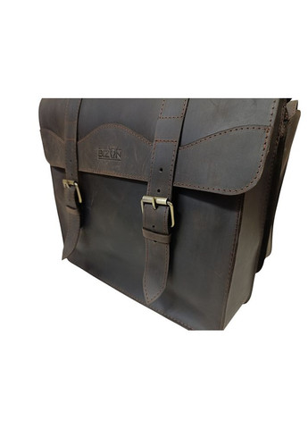 Велосумка Crazy Horse на багажник 2-х секционная коричневый (241224) Bizon (334100421)