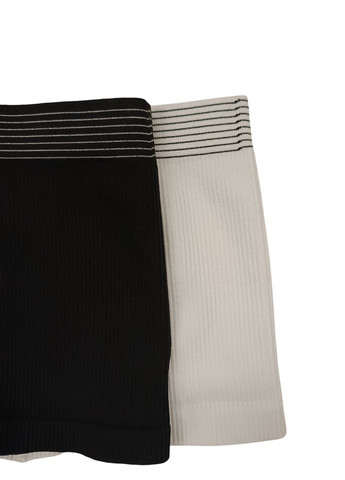 Набір підліткових трусів-шортів (2 одиниці) для дівчинки 146-152 см чорний білий (0706) Primark (348061201)