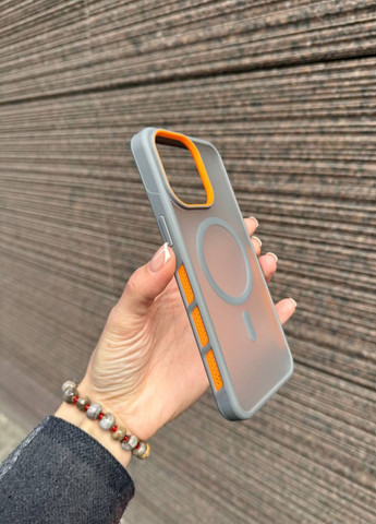 Чехол противоударный с MagSafe для iPhone 11 Pro Gray / чехол айфон 11 про серый матовый No Brand (329727493)