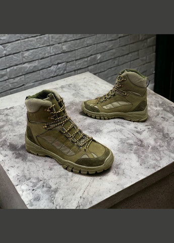 Чоловічі Тактичні Демісезонні Берці. 36-49р Олива. Адаптовані до постійних навантажень! DSDM-1026 No Brand (301143224)