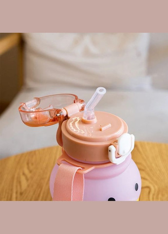 Пляшка дитяча для води рожеве Каченя, 800 мл SNT (290982095)