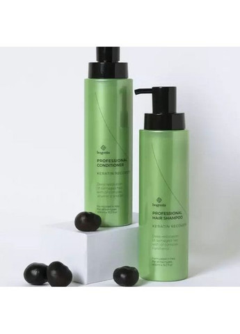 Шампунь для волосся Кератинове Відновлення безсульфатний з пантенолом BG404 №001, 400 мл Bogenia (368893929)