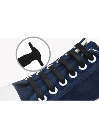 Силиконовые широкие шнурки для спортивной обуви без завязок оранжевые No Brand (315048593)