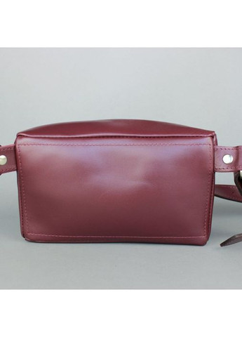Кожаная поясная сумка бордовая The Wings (348358867)