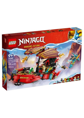 Конструктор Ninjago Подарок судьбы — гонки со временем 1739 деталей (71797) Lego (281425599)