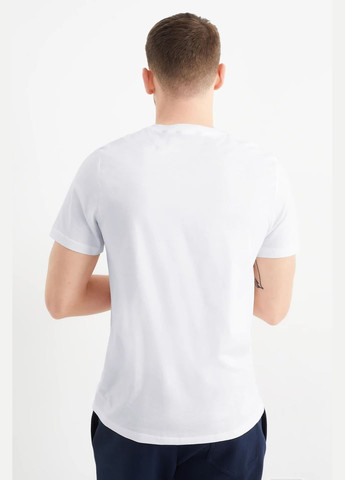 Белая футболка из хлопка C&A