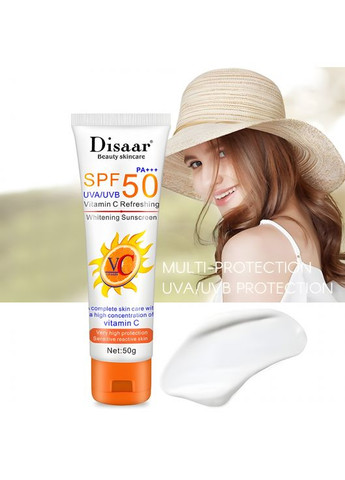 Disaar Сонцезахисний крем Vitamin C Refreshing SPF 50 PA +++ Sunscreen, 50 г — Крем, Китай (350349788)