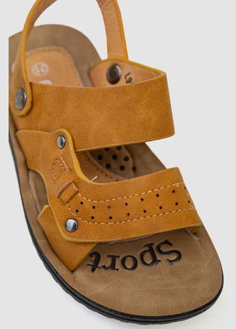 Светло-коричневые повседневные сандалии детские для мальчика Ager