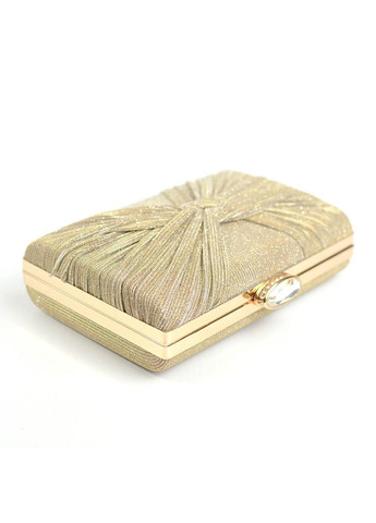 Золотистый вечерний парадный клатч бокс мини сумочка на выпускной из парчи No Brand (294092706)