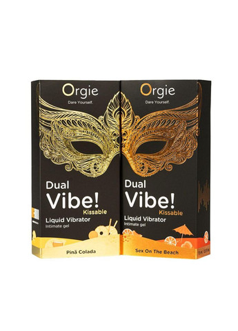 Жидкий вибратор - Dual Vibe! Sex On The Beach Kissable Liquid Vibrator (15 мл) Orgie (325478604)