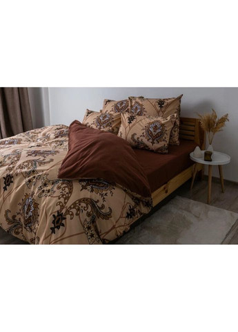 Постельное белье евро Soft dreams Chocolate Fusion 2-03859-26004 200х215 см ТЕП (336328151)