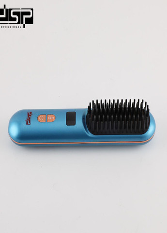 Електричний бездротовий гребінець для вирівнювання волосся 11142 щітка випрямляч з регулюванням температури DSP (317462458)