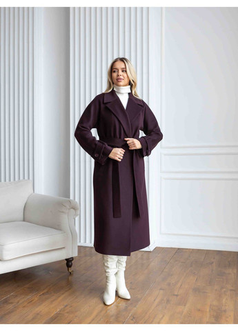 Фиолетовое Пальто-халат фиолетового цвета Raslov