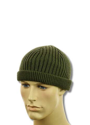 Шапка мини-бини на флисе Докер No Brand Шапка докер на флісі (337336227)