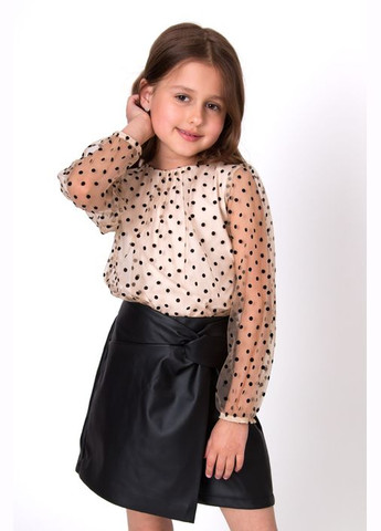 Бежевая блузка Mevis демисезонная