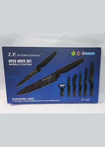 Набор ножей Z.P. с гранитным напылением ZP655 International (300079366)