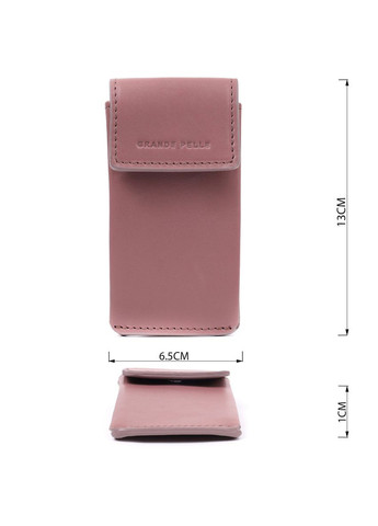 Женская необычная ключница в виде футляра из натуральной кожи бежевая 22571 Grande Pelle (362418369)