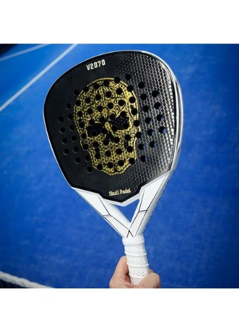 Ракетка для падела V2070 White / Gold 24K Skull Padel (386441397)