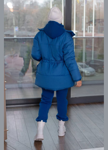 Синяя женская курточка цвет электрик р.42/44 449522 New Trend