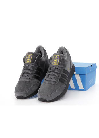 Сірі Зимовий кросівки зимові чоловічі adidas iniki winter fur gray | адідас інікі сірі з хутром No Brand