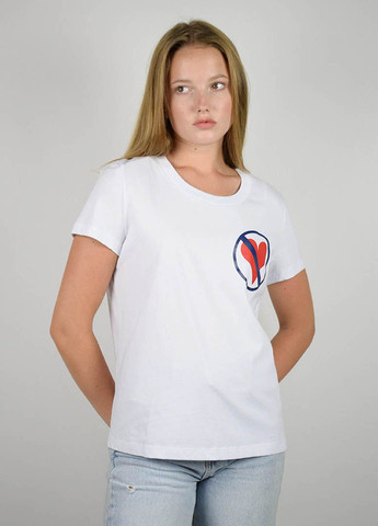 Біла літня футболка жіноча біла 101034 Power