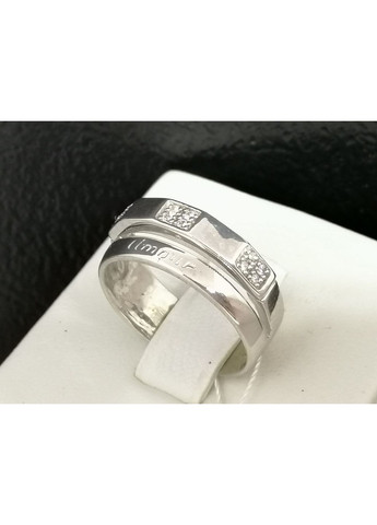 Срібне кільце з фіанітами. КВ469(2)С Імперія золота (363840668)