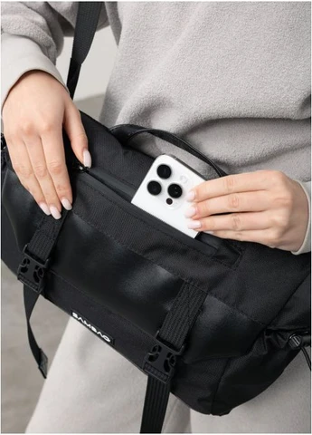 Сумка для ноутбука черная с перфорацией 33х26x11см. Sambag (399207393)